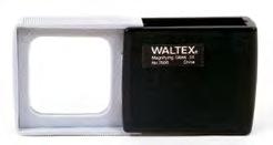 WALTEX (3x) Lupa lente orgánica y material rigido