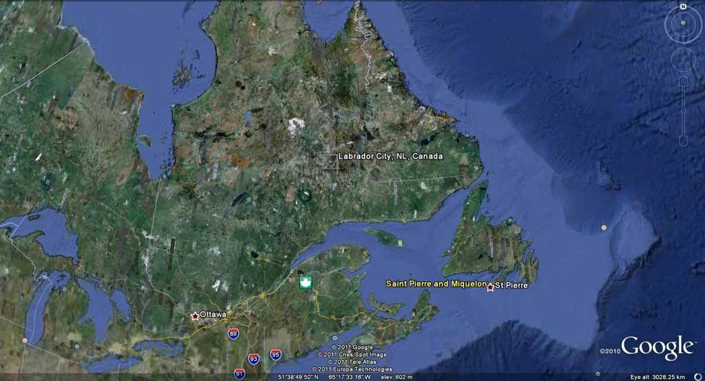Canadá-Yacimientos de Labrador City 1954-2011, dos minas 1500 + 800 hás.