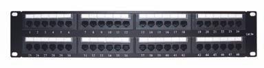 LPPP530 US$ 89.99 Panel de parcheo STP CAT5e 19, 24 puertos.