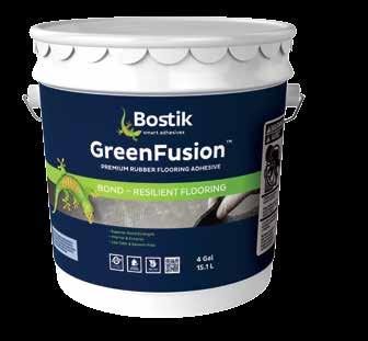 GreenFusion2 ADHESIVO ULTRA PREMIUM PARA PISOS FLEXIBLES ADHESIVOS GreenFusion2 de Bostik es un adhesivo ultra premium base uretano de 2 componentes ideal para aplicaciones de uso rudo tales como