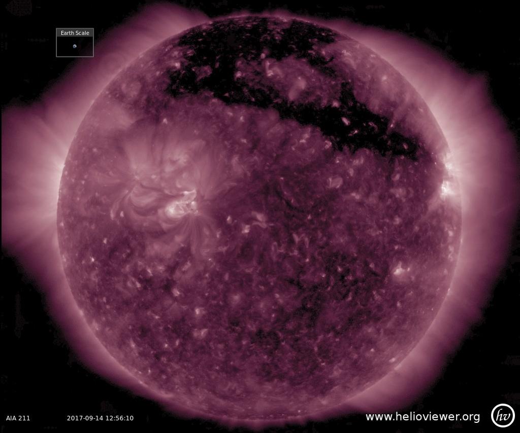 Corona solar El Sol en rayos X suaves (211 Å). La emisión de Fe XIV revela la estructura magnética en la alta corona que se encuentra a 2x106 K.