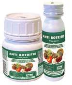ANTI BOTRITIS Fungicida sistémico y translaminar, con actividad preventiva y curativa de amplio espectro de acción. Especialmente recomendado contra botritis (podredumbre).