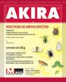 AKIRA Insecticida polivalente con actividad por contacto e ingestión, gran efecto de choque. 15 gr. Nº Registro: 25.