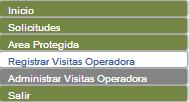 ADMINISTRACIÓN DE VISITANTES Registro de Visitas Al registrarse en el sistema, el usuario podrá ingresar datos de visitas de la operadora turística, mediante dos formas: 1.