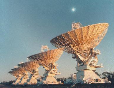Ondas centimétricas Australia Telescope Compact Array, Narrabri NSW 6 antenas