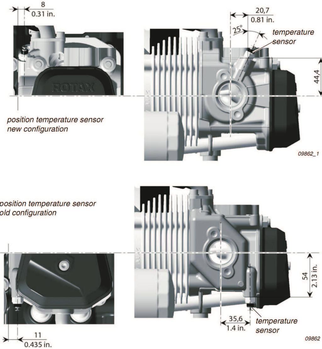 Capítulos afectados: Descripción del diseño 7.3) Componentes y del vistas del motor, designación de los cilindros y denominación de los ejes principales.