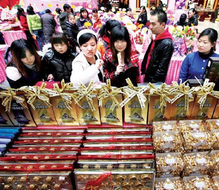 Generalidades del mercado Confitería de Chocolate: Anualmente en china se consumen 70 gramos de chocolate per cápita.