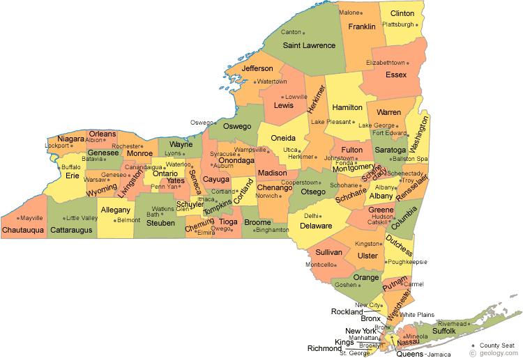 Estado de Nueva York Población total: 19,570,261