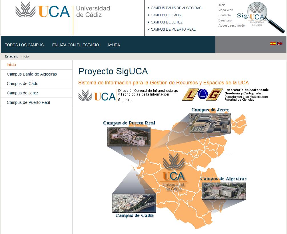 Production UCA I SIGUCA: ges>on de l'espace avec un système d'informa>on géographique. hkp://siguca.