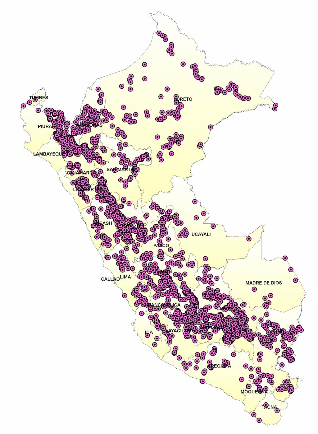 Banda Ancha para localidades Aisladas Datos del Proyecto Objetivo: reducir la brecha digital urbano- rural, extendiendo la banda ancha a 3,539 localidades a nivel nacional.