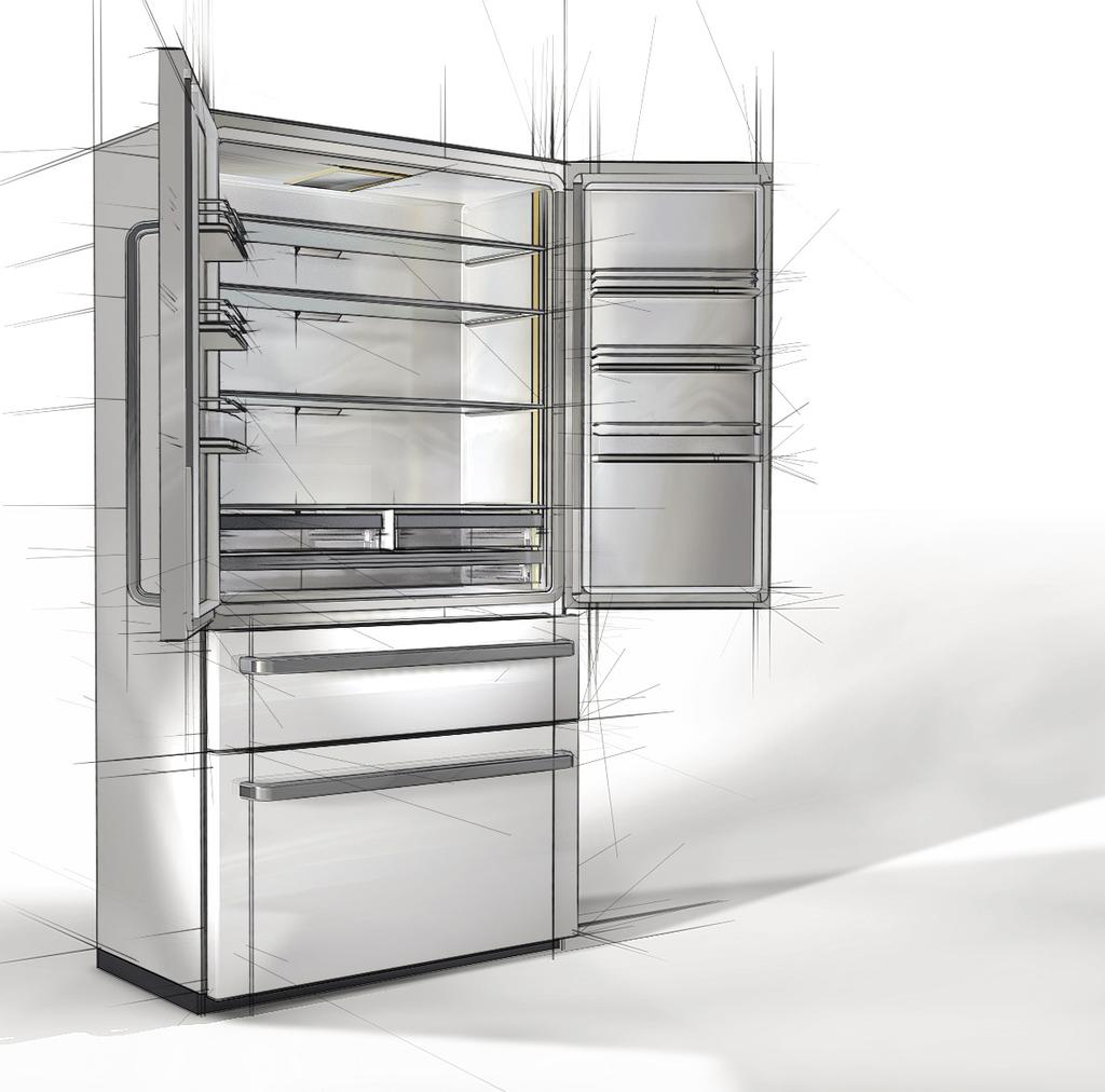 Familia de productos Quadro Compact, para una mejor accesibilidad en frigoríficos y congeladores Quadro Compact FE 20 ofrece un gran confort en los compartimentos interiores pequeños del frigorífico.