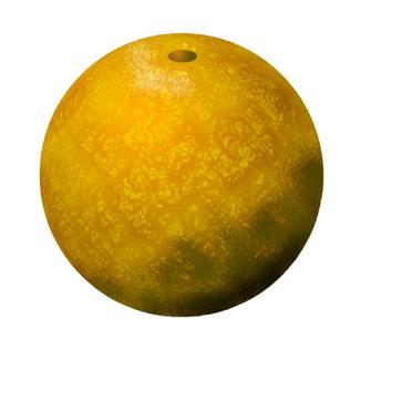 Ejemplo: una naranja Una esfera de color naranja es demasiado simple Modelar una malla de miles y