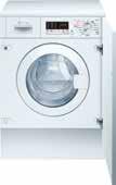 ras-secadoras totalmente integrables Accesorios lavadoras B Clase de eficiencia energética B. Capacidad de lavado/secado: 7 kg/4 kg. Display LED. Programa NonStop de lavado y secado para 4 kg de ropa.