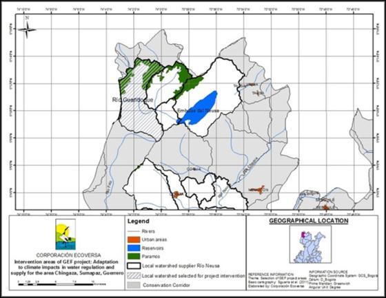 8. Adaptación a los Impactos Climáticos en la Oferta y Regulación Hídrica para el Área de Chingaza Sumapaz - Guerrero 1.