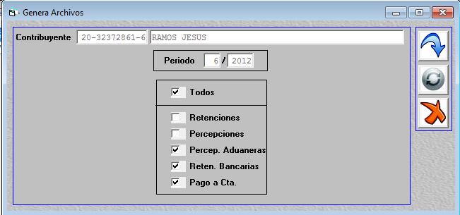 GENERACION DE ARCHIVOS SUPLEMENTO DIU Mediante la opción Generar Archivo, se procede a crear los archivos para la posterior presentación: Luego de haber cliqueado en el botón GENERAR ARCHIVOS