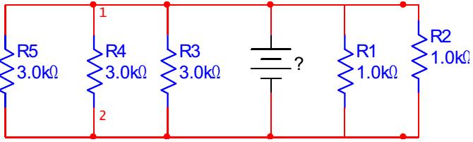 23. Calcular el voltaje que proporciona la fuente para que exista una corriente de 6 amperes que fluye por todo el circuito de acuerdo al diagrama. 24.