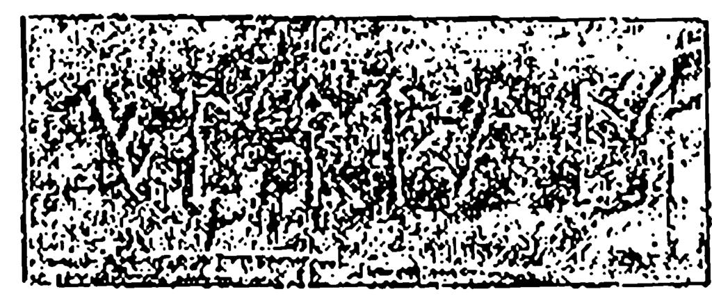 C.18.8. UNA INSCRIPCIÓN IBÉRICA SUSPECTA Fig. 1. Calco de C.18.8 de E. Hübner (MLI X) Fig. 2. Dibujo de C18.8 de B. Hernández Sanahuja (M.