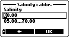 Salinidad La medición de la salinidad se basa en la Escala Práctica de Salinidad que utilice la medición de CE.