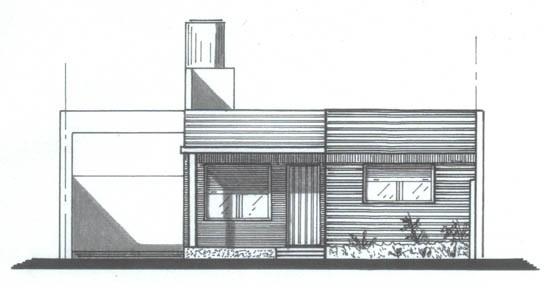 Costo de una vivienda unifamilia Modelo 6: vivienda unifamiliar, desarrollada en una planta entre medianeras.