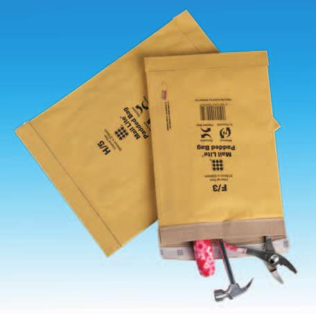 Mail Lite Padded Bags* Sobres acolchados % de papel, resistentes, reutilizables y reciclables, que proporcionan una protección de los productos para cualquier propósito Práctica tira de rasgado para