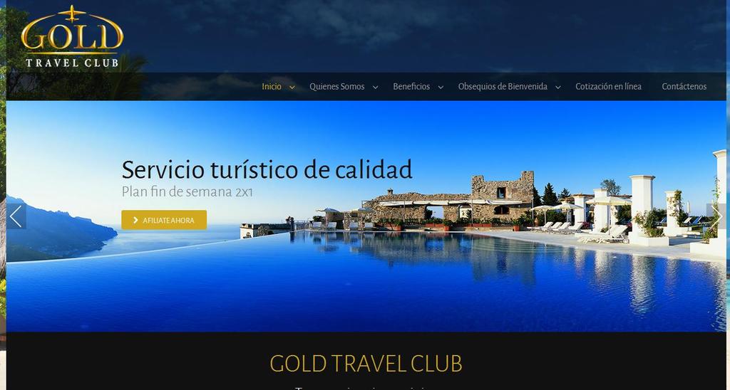 Algunos clientes VIP http://goldtravelclub.com.ve/ Diseño de un portal web sobre agencia de viajes adaptado a dispositivos móviles.
