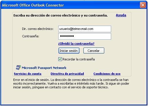 Si al iniciar Outlook, te muestra la siguiente pantalla, escribe tu dirección de correo