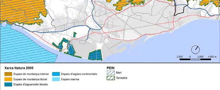 No hi ha zones incloses dins del PEIN (Pla d Espais d Interès Natural de la Generalitat de Catalunya) ni de la Xarxa Natura 2000 al terme municipal, tot i que sí que n hi ha als