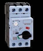 Guardamotor MPW18 MPW18 - Protección Termomagnética - Clase de Disparo 10 Rango de ajuste Potencia orientativa del motor 220V ca (HP) Potencia orientativa del motor 440V ca (HP) Icu 220V ca Icu 440V