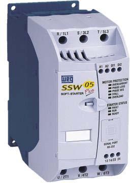 SSW05 Micro Arrancador Suave El Arrancador Suave SSW05 ha sido desarrollado para accionar motores de inducción trifásicos con cargas ligeras o moderadas, tales como bombas de vacío, bombas