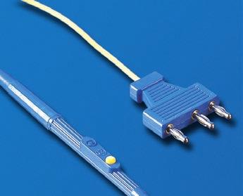 Interruptores de dedo y mangos de electrodo Interruptor de dedo monopolar reutilizable, cable de 3 metros,