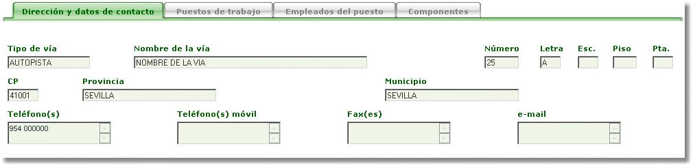 Municipio: municipio del organismo.