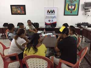 En Maicao de la mano del coordinador o enlace LGBTI en el municipio se concretó la reunión con la sociedad civil, funcionarios públicos y personas de grupos poblacionales incluyendo personas LGBTI