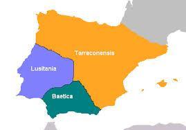 La romanización de la península En el año 19 a.c. Augusto reorganiza la península en tres provincias: la Bética la Lusitania y la Tarraconense.