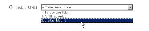 La opción descargar permite extraer la lista de distribución completa a un archivo CSV con dos columnas: buzón y entidad. 3 En el Paso 3 de las Extracciones se selecciona la lista de destinatarios.