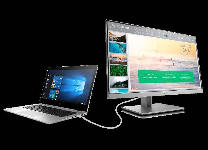 Monitor + Notebook: Beneficios adicionales Monitores HP EliteDisplay Serie E 2017