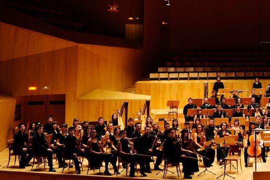 Orquesta Sinfónica del Conservatorio Superior de Música de Aragón El Conservatorio Superior de Música de Aragón (CSMA) pretende ser un centro vivo, con una permanente revisión y evaluación de sus