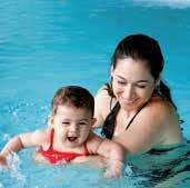 1.4. Natación Bebés Familiarización del bebé con el medio acuático en compañía de uno de sus padres. Un acompañante adulto por niño inscrito.