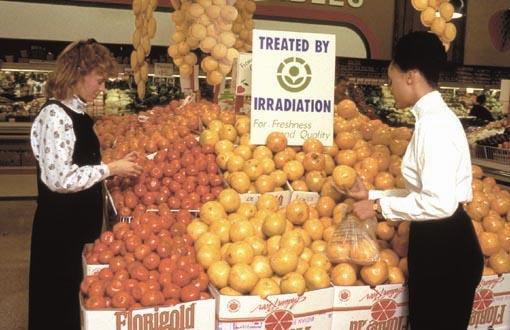 La irradiación: beneficios para las frutas y hortalizas frescas Retarda la maduración Desinfección y desinfestación Extiende el tiempo de vida útil: Posibilidad de enviar