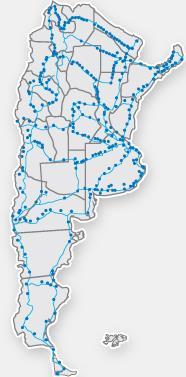 RED FEDERAL DE FIBRA OPTICA Declarada de interés nacional - Decreto 1552/10 Programa Argentina Conectada En construcción por ARSAT de infraestructura nacional complementaria a las redes de