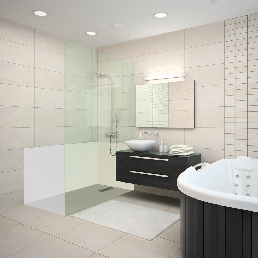 SERIE DECORATIVE solución idónea Los paneles de revestimiento son la solución idónea para sustituir una bañera por