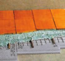 Roofix CH Placas de XPS para el aislamiento térmico de suelos, tanto residenciales como industriales (alta resistencia a la compresión). - Canto recto que facilita el montaje y los cortes en obra.