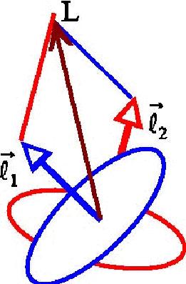 MOMENTO ANGULAR EN ÁTOMOS POLIELECTRÓNICOS El momento angular orbital total de un átomo polielectrónico L, se define como la suma vectorial de los momentos angulares orbitales individuales de cada