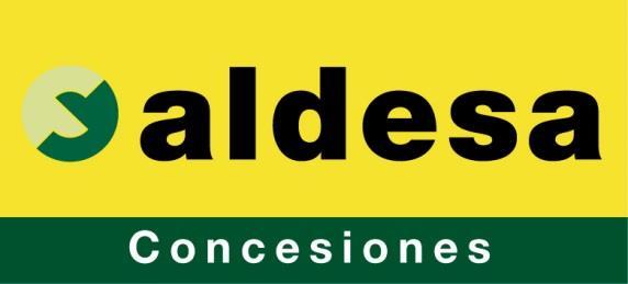 CONCESIONES: ALDESA CONCESIONES Grupo Aldesa ha apostado fuertemente por el ramo de las Concesiones, creciendo notablemente en los últimos años con la explotación de