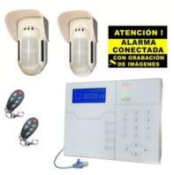 02296 BSC02296 - Kit de alarma Bysecur IP con 2 PIR Exterior - Panel táctil con módulo GSM + IP - Zonas: 32 vía radio y 8 de cableado - Envío de alertas por SMS y llamada - 2