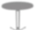diámetro,00 Fundas para mesas Party Modelo universal para mesas altas de diámetro máximo de 0cm en la