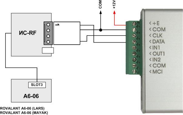 Conexión del transmisor T10, T10R (T10U, T10UR) a los paneles de control GE Caddx series.