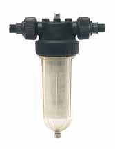 FILTROS DE CARTUCHO CLEAN CINTROPUR Filtro para agua con prefiltración centrífuga para aplicaciones domésticas e industriales.