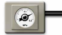 Sensor de presión diferencial con indicador Cuando la presión diferencial alcanza 0.