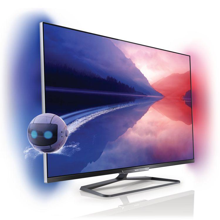 Folleto de preventas para el país: España () Philips 6000 series Televisor Smart LED 3D ultrafino con Ambilight en 2 lados XL y Pixel Precise HD 119 cm (47") Easy 3D TDT/C/S/S2 47PFL6008K/12 Belleza