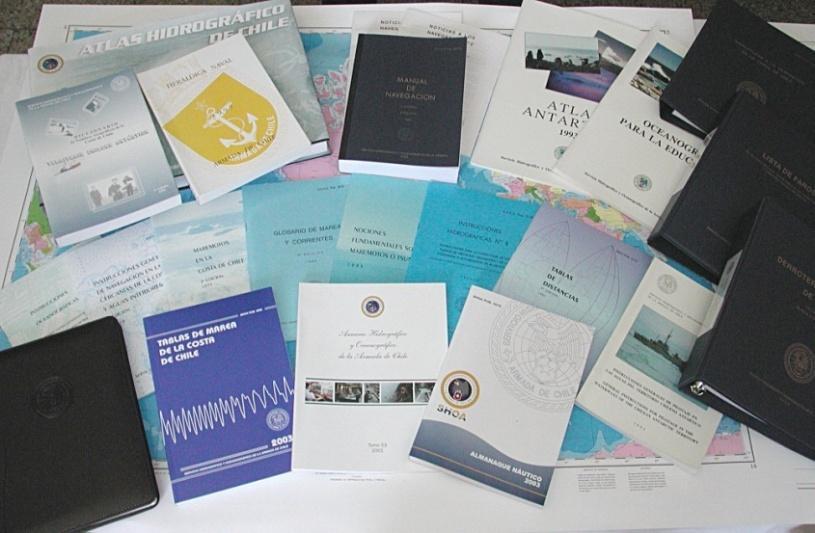 Publicaciones Náuticas 2008-2010 Durante el período 2008 2010 este Servicio ha contribuido con la comunidad marítima y científica
